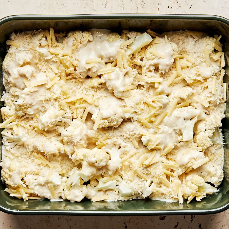 Cauliflower Au Gratin Recipe - French Style Cauliflower & Cheese Bake