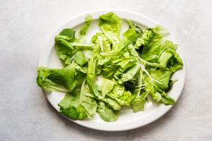 a platter of butter lettuce