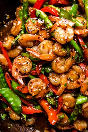 Garlic Shrimp Stir Fry