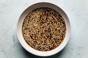 Garlic Shrimp Stir Fry sauce in a bowl