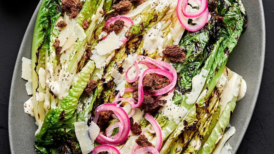 Grilled Romaine Caesar