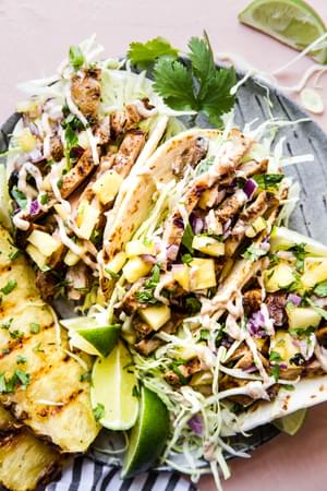 Jamaican Jerk Chicken Tacos