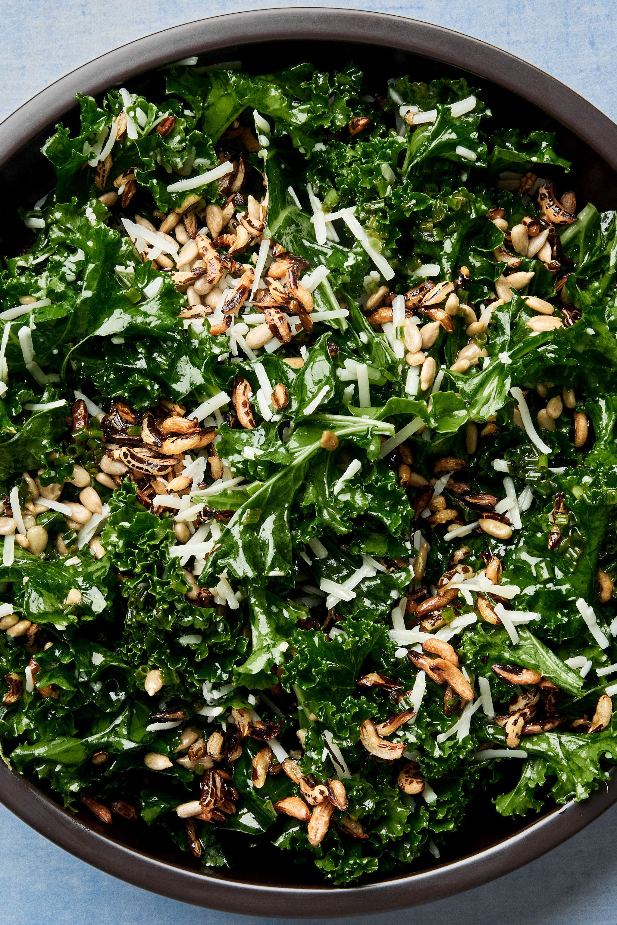 Caed Rice Kale Salad with Puffed Rice | The Modern Proper
