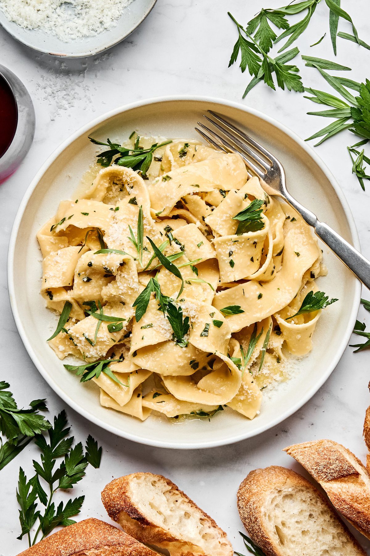 Parpadel Pappardelle Recipe Creamy Mushroom Pasta