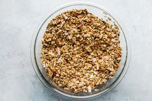 homemade granola in a bowl