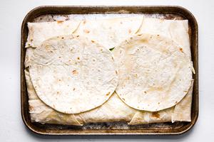 sheet pan quesadilla